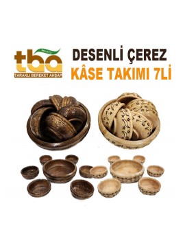 ÇEREZ KÂSE TAKIMI 7Lİ DESENLİ 
