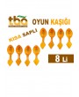 OYUN KAŞIĞI KISA 8 Lİ