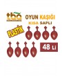 OYUN KAŞIĞI PLASTİK  48 Lİ