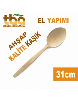 KALİTE TAHTA KAŞIK 31CM